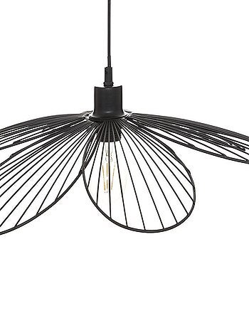 Suspension métal Fleur noir D57