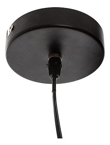 Suspension métal Fleur noir D57