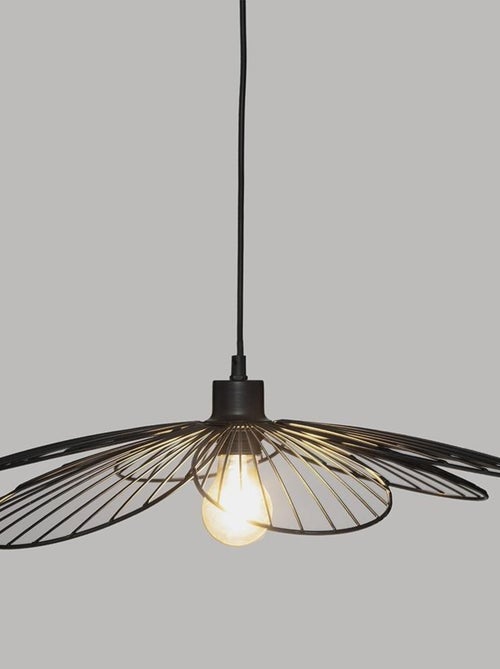 Suspension métal Fleur noir D57 - Kiabi