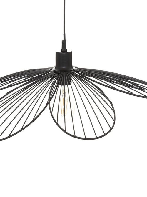 Suspension métal Fleur noir D57 - Kiabi