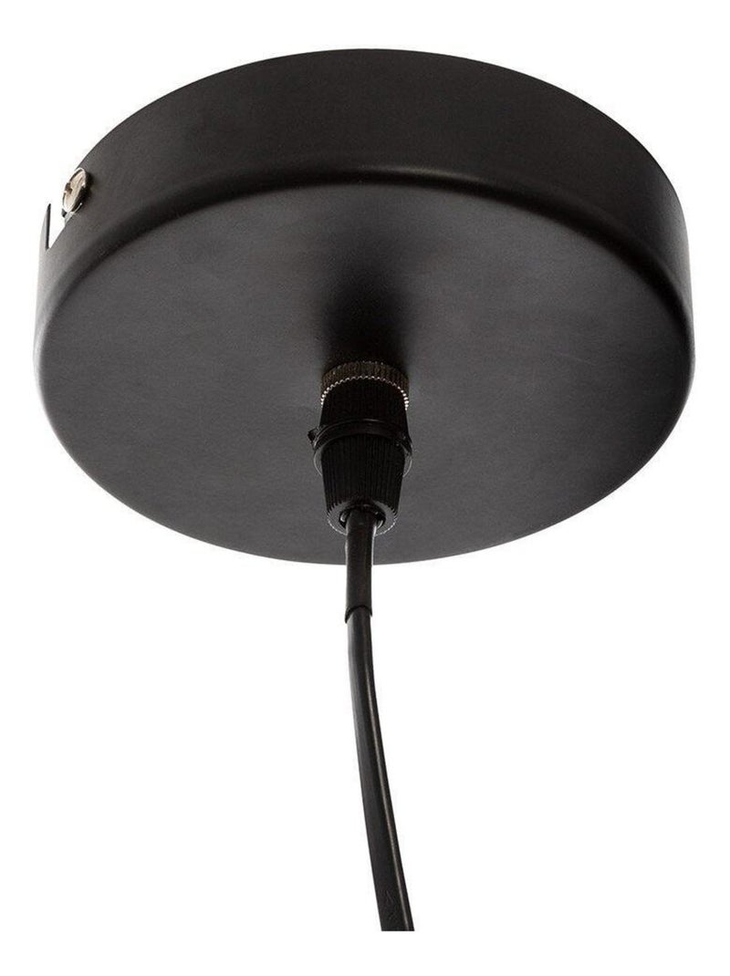 Suspension métal Fleur noir D57 Noir - Kiabi