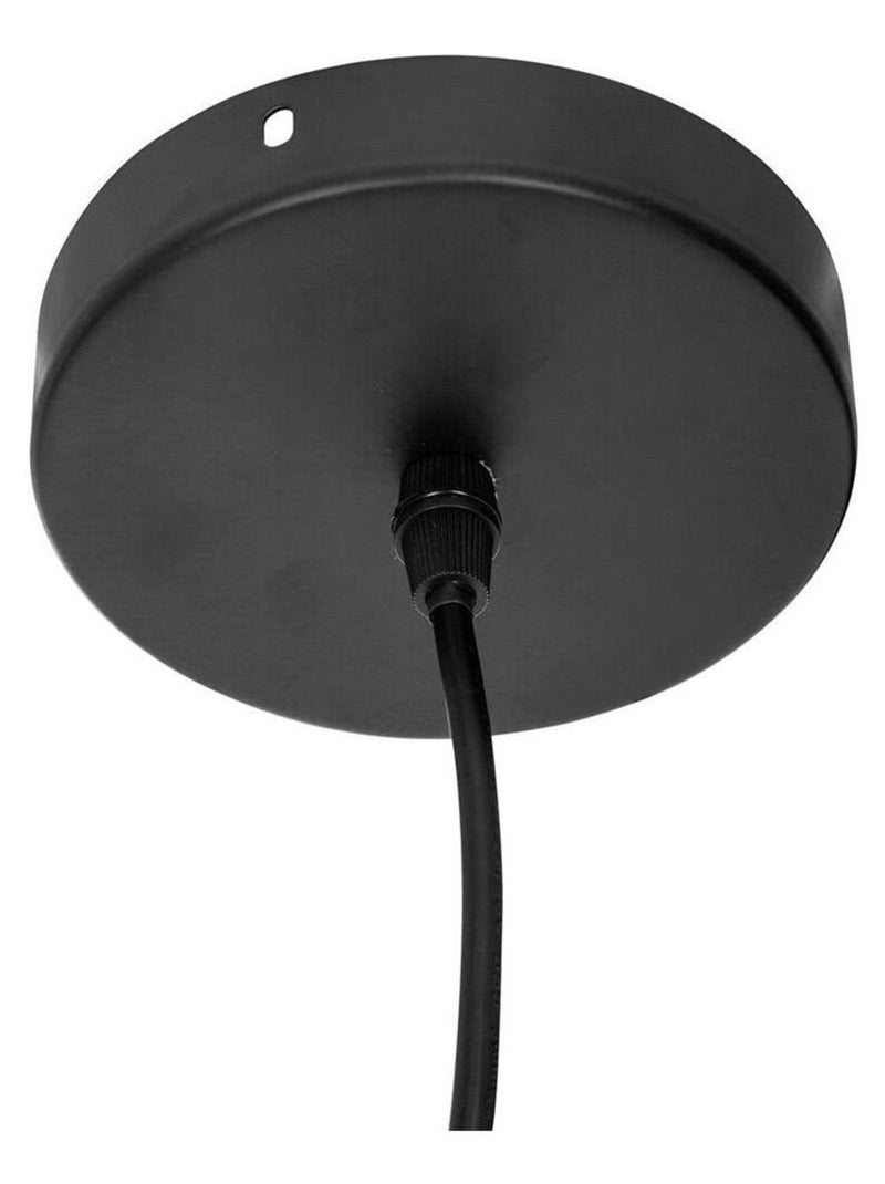 Suspension métal Flower noir D30,5 Noir - Kiabi