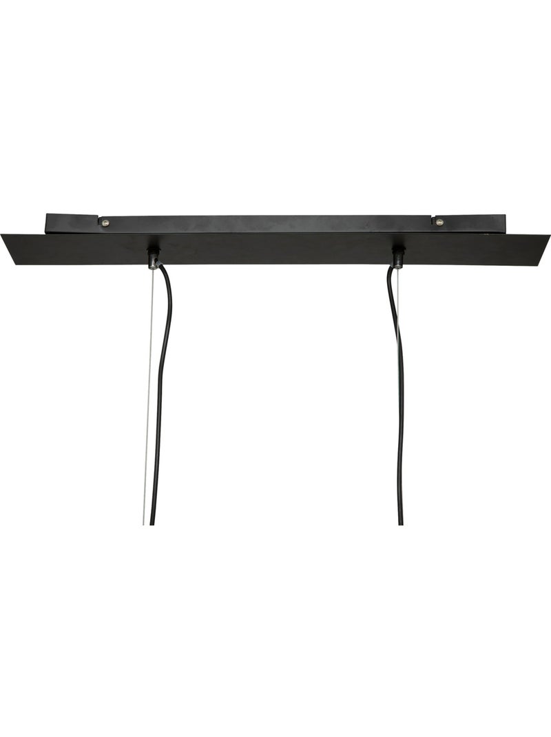Suspension métal industriel 2 lampes STORA Noir - Kiabi