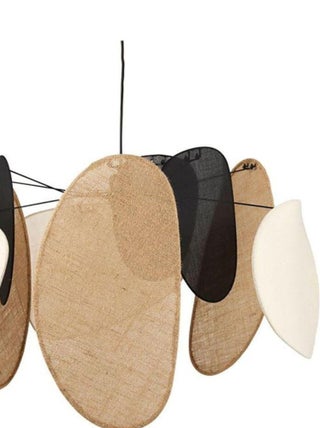 Suspension métal lin jute Almeria D66