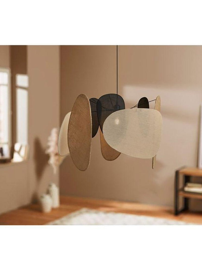 Suspension métal lin jute Almeria D66 Beige - Kiabi