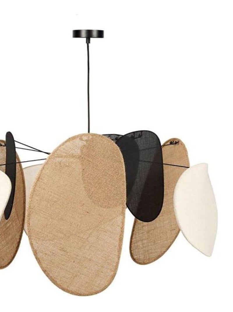 Suspension métal lin jute Almeria D66 Beige - Kiabi