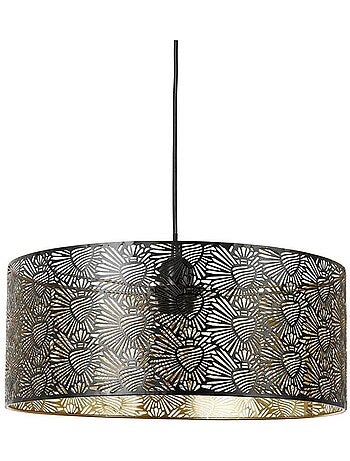 Suspension métal noir doré Corazon