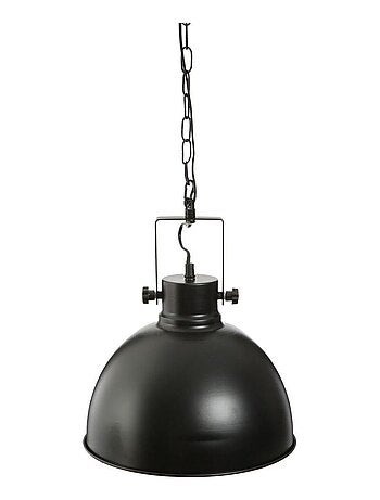 Suspension métal ronde D30 noir