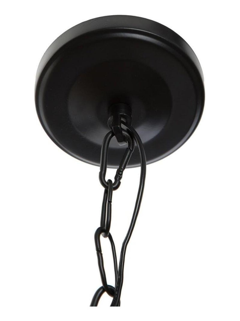 Suspension métal ronde D30 noir Noir - Kiabi