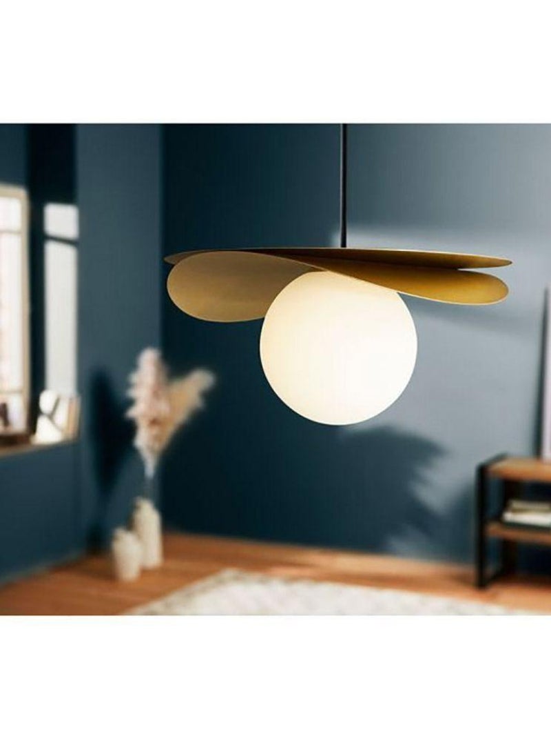 Suspension métal verre Demoiselle D22 Blanc - Kiabi