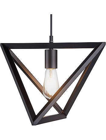 Suspension moderne en métal, 198cm, Noir