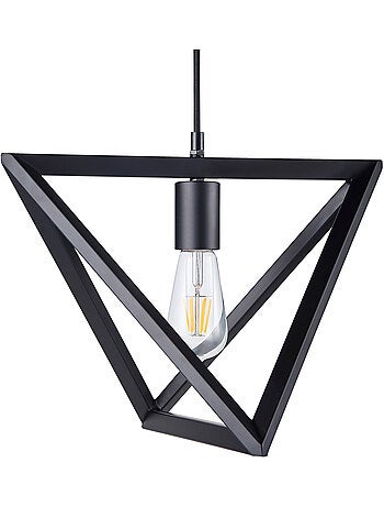 Suspension moderne en métal, 198cm, Noir