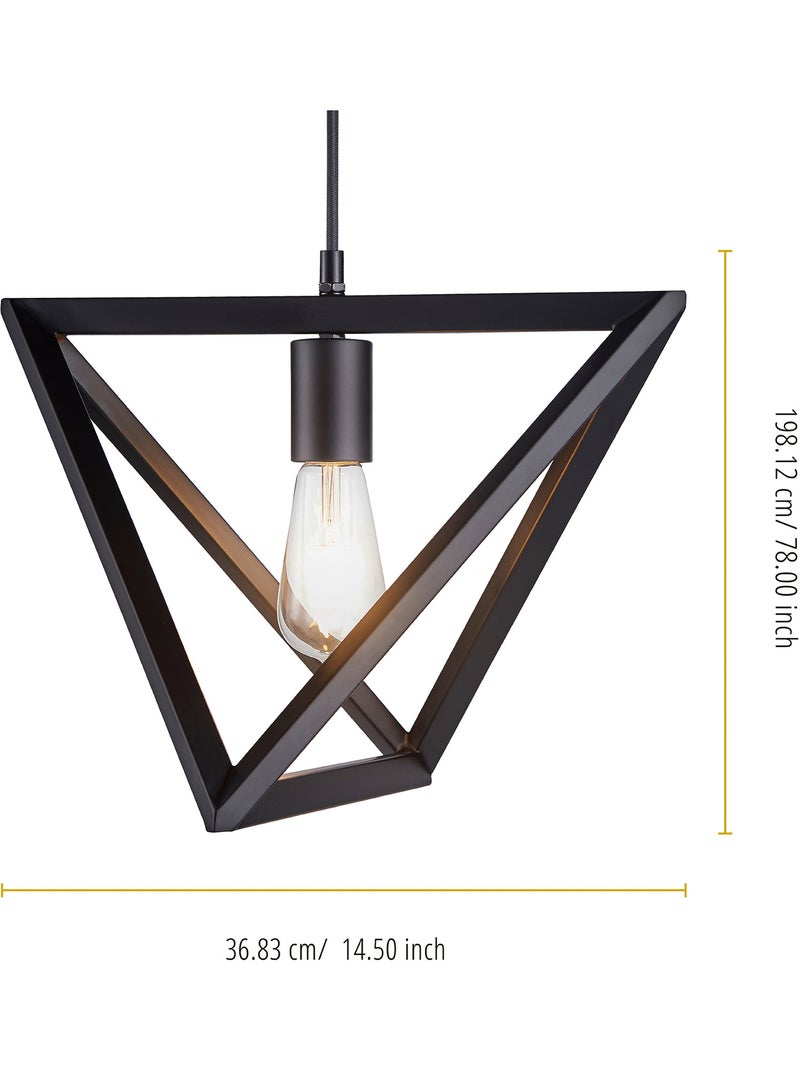 Suspension moderne en métal, 198cm, Noir Noir - Kiabi