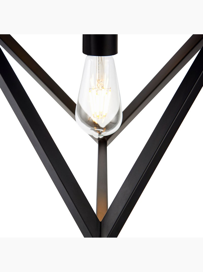 Suspension moderne en métal, 198cm, Noir Noir - Kiabi