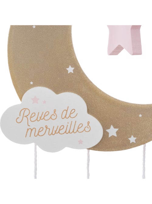 Suspension murale enfant lune et étoiles LUNE - Kiabi Suspension murale enfant lune et étoiles LUNE - Kiabi