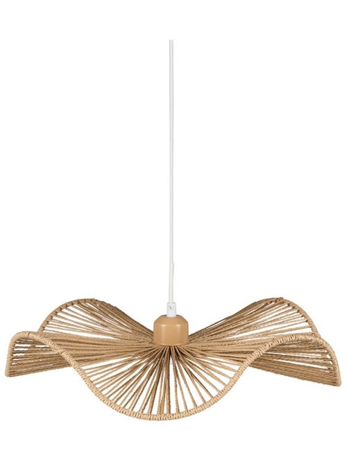 Suspension naturelle beige diamètre 42cm - Kiabi