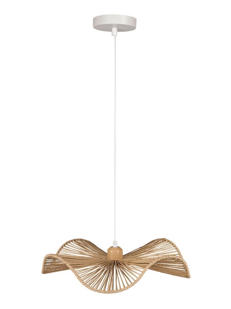 Suspension naturelle beige diamètre 42cm Beige - Kiabi