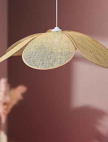 Suspension naturelle beige diamètre 68cm