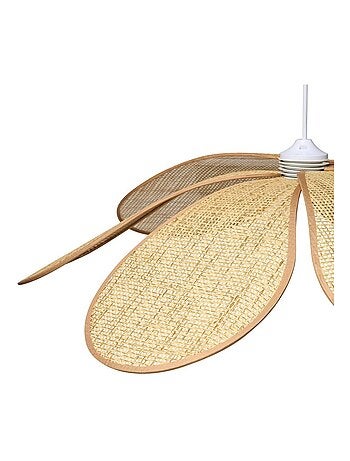 Suspension naturelle beige diamètre 68cm
