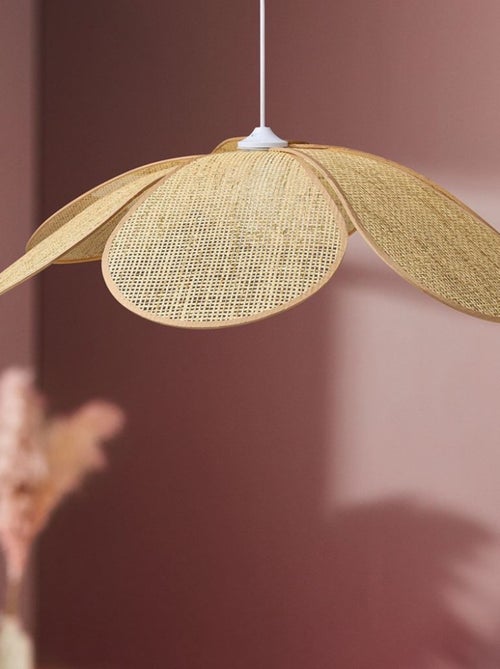 Suspension naturelle beige diamètre 68cm - Kiabi