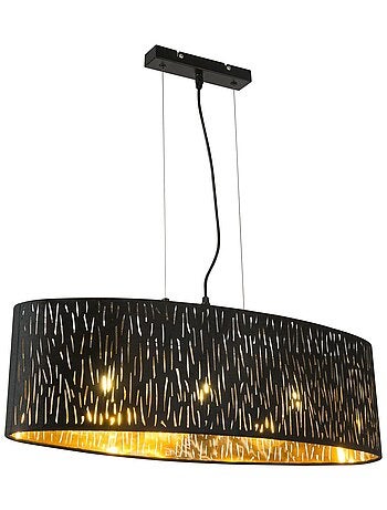 Suspension ovale en velours ajouré TUXON