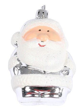 Suspension pere noel blanc