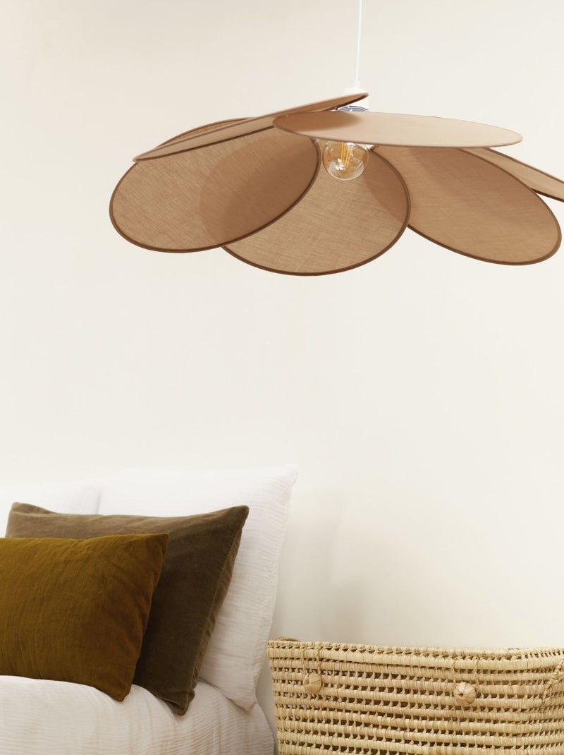 Suspension pétale de coton Taupe - Kiabi