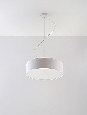 Suspension PVC Blanc E27 2 Arena