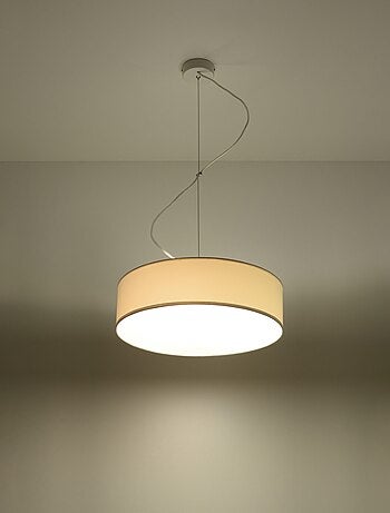 Suspension PVC Blanc E27 2 Arena