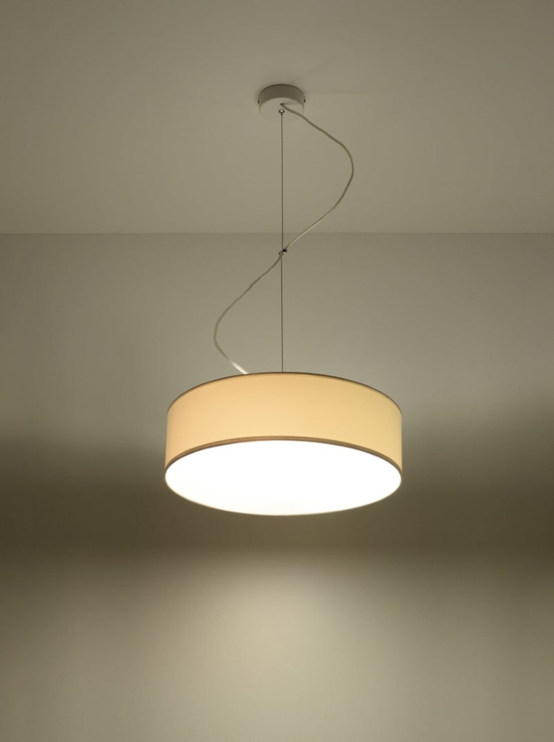 Suspension PVC Blanc E27 2 Arena Blanc - Kiabi