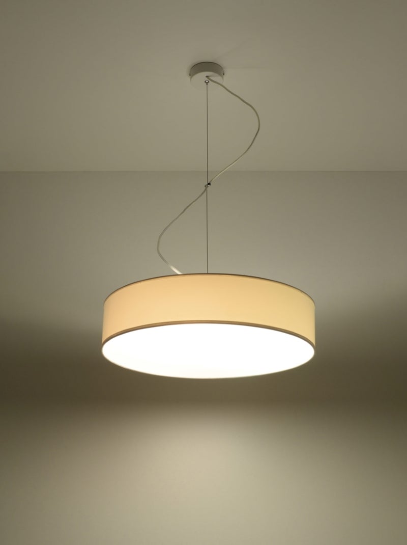 Suspension PVC Blanc E27 3 Arena Blanc - Kiabi