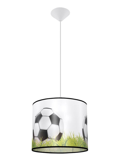Suspension PVC Blanc/noir/vert E27 1 Football C30 - Kiabi