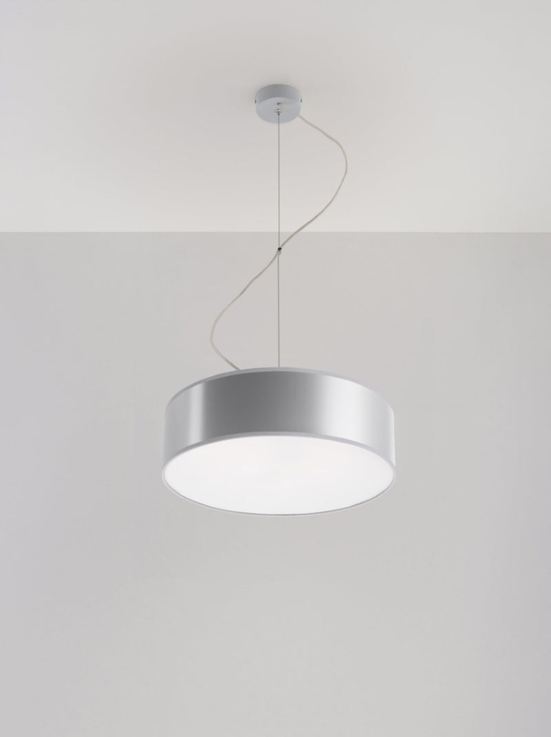 Suspension PVC Gris E27 2 Arena Gris - Kiabi