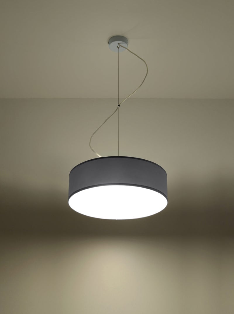 Suspension PVC Gris E27 2 Arena Gris - Kiabi