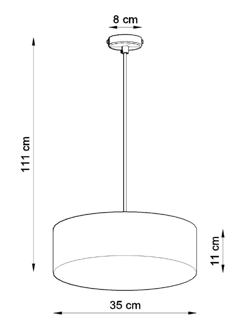 Suspension PVC Gris E27 2 Arena Gris - Kiabi