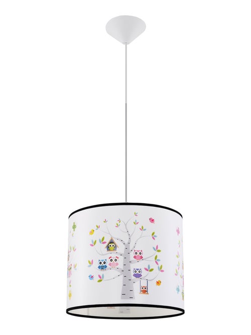 Suspension PVC Multicolore E27 1 Hibou 30 - Kiabi
