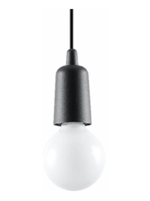Suspension PVC Noir E27 1 Diego - Kiabi