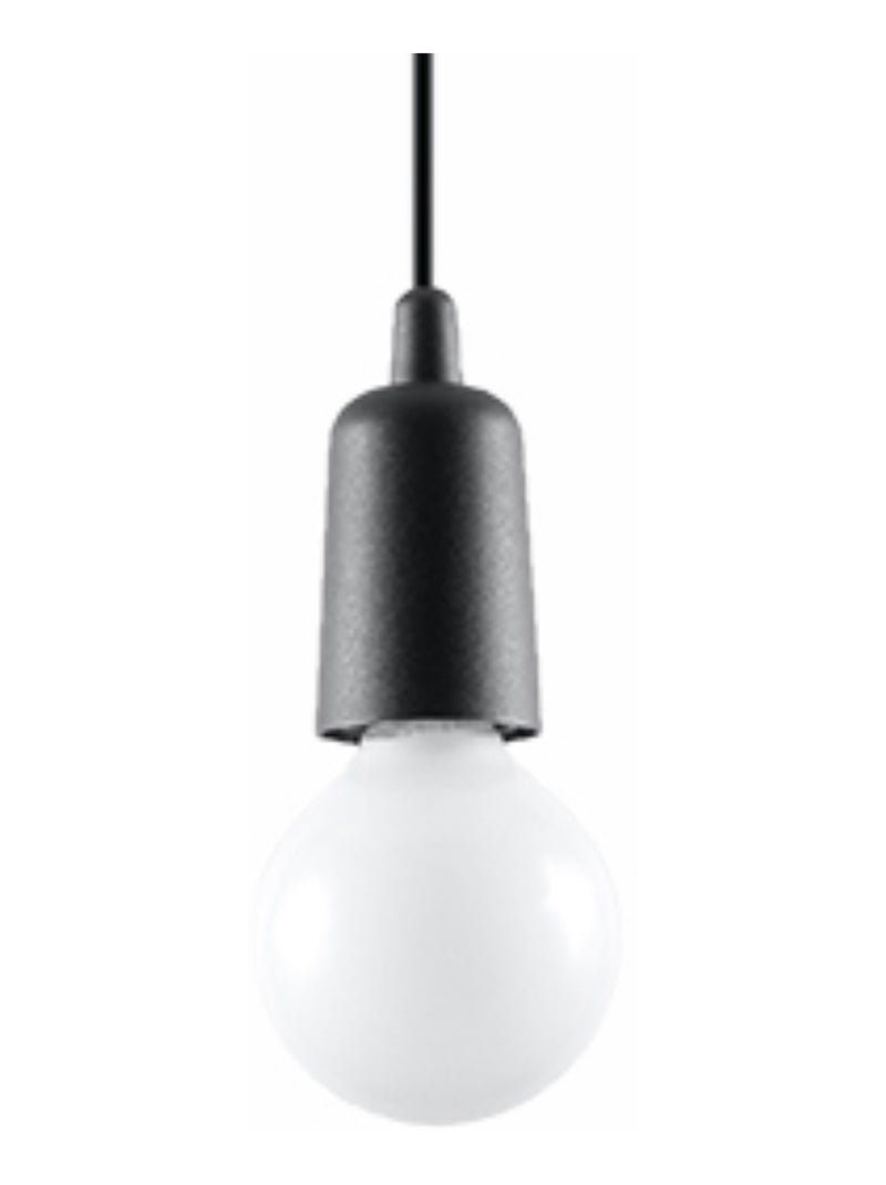 Suspension PVC Noir E27 1 Diego Noir - Kiabi