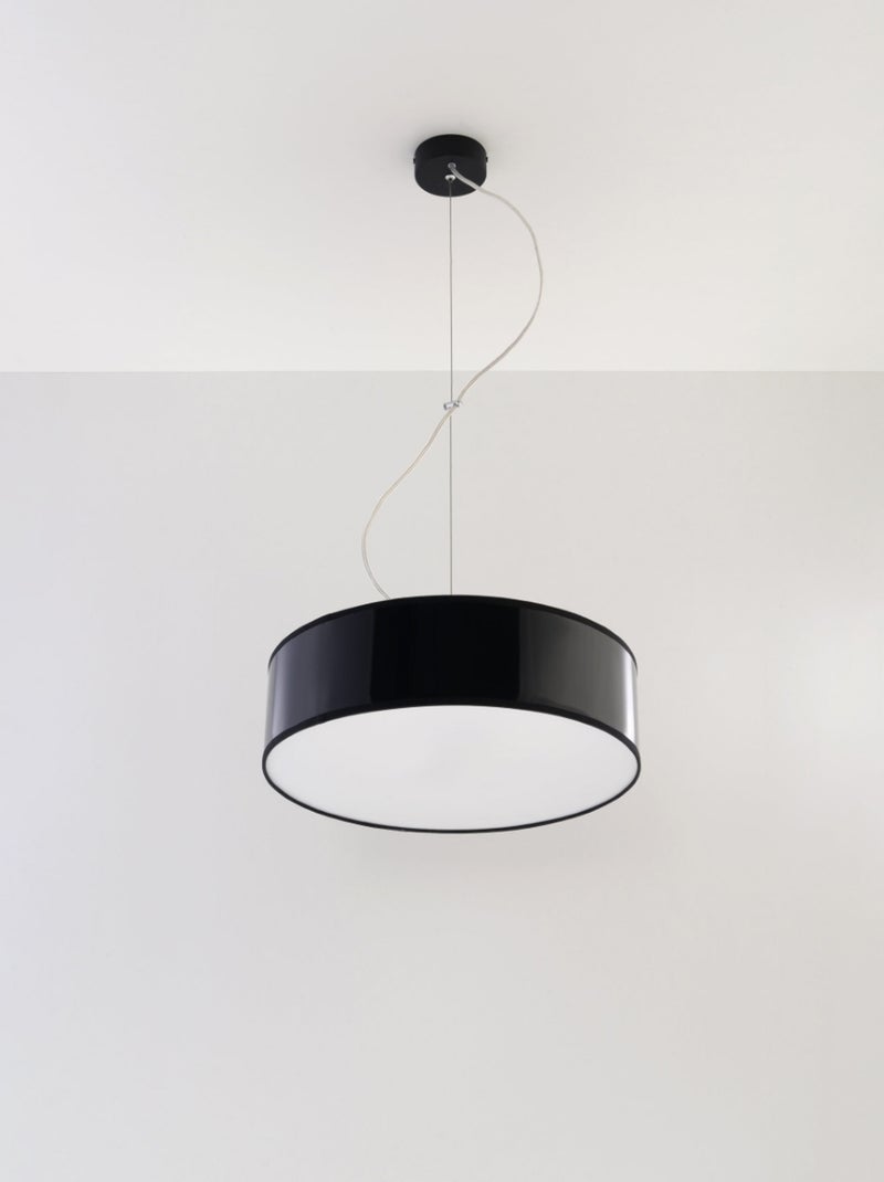 Suspension PVC Noir E27 2 Arena Noir - Kiabi