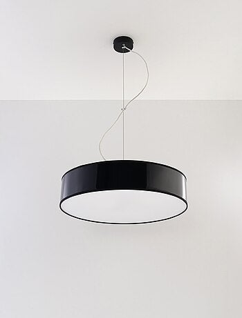 Suspension PVC Noir E27 3 Arena