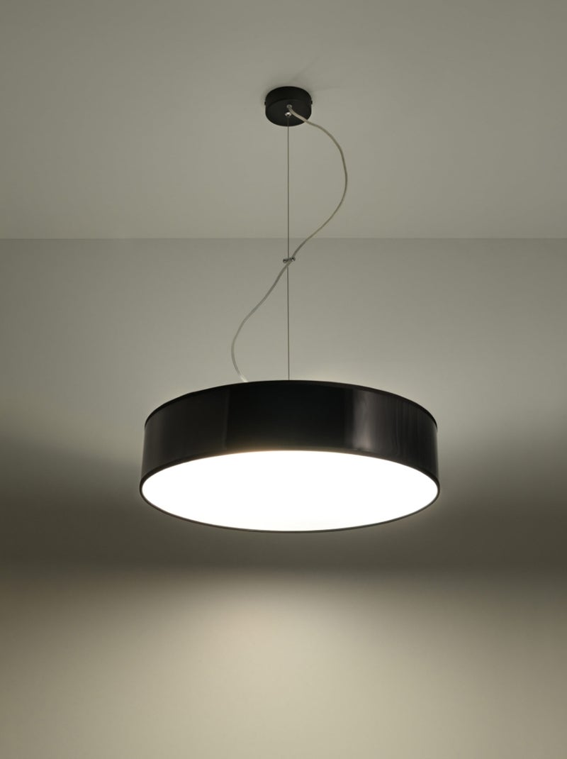 Suspension PVC Noir E27 3 Arena Noir - Kiabi