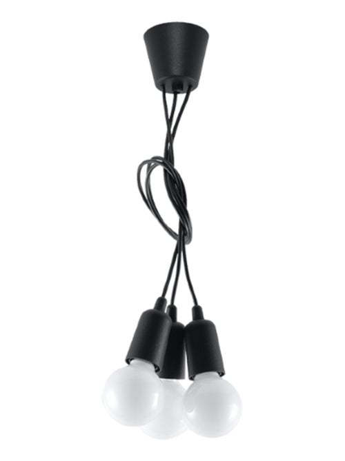 Suspension PVC Noir E27 3 Diego - Kiabi