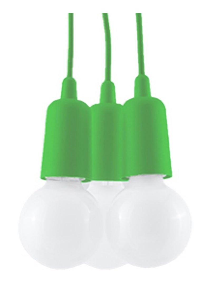 Suspension PVC Vert E27 3 Diego Vert - Kiabi