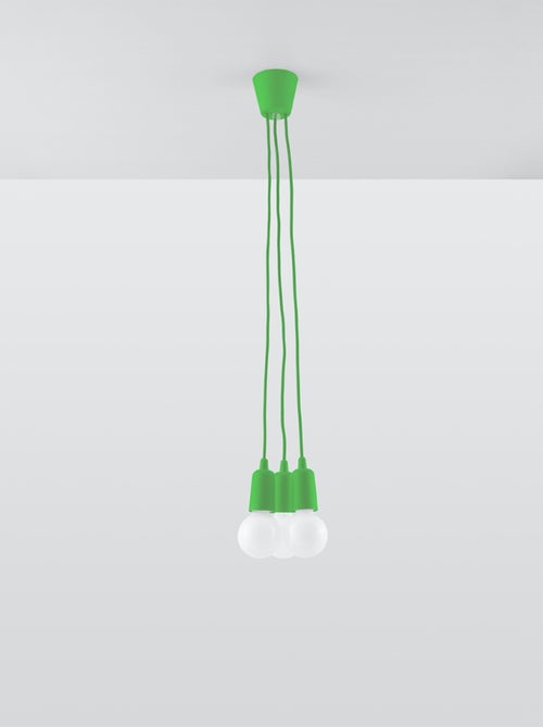 Suspension PVC Vert E27 3 Diego - Kiabi