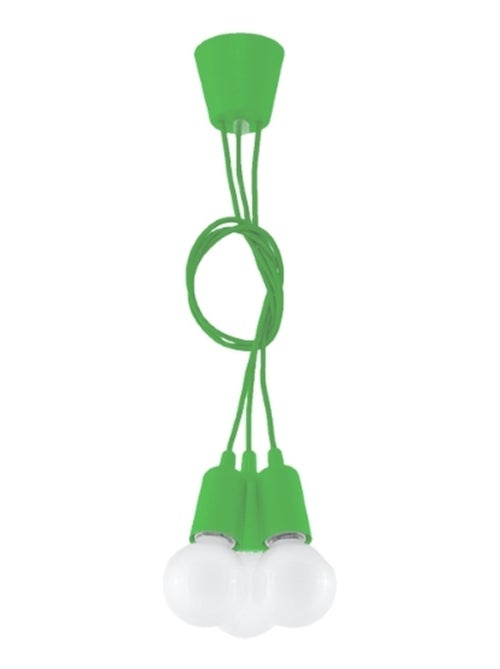 Suspension PVC Vert E27 3 Diego - Kiabi