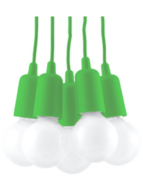 Suspension PVC Vert E27 5 Diego - Kiabi