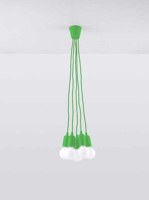 Suspension PVC Vert E27 5 Diego - Kiabi