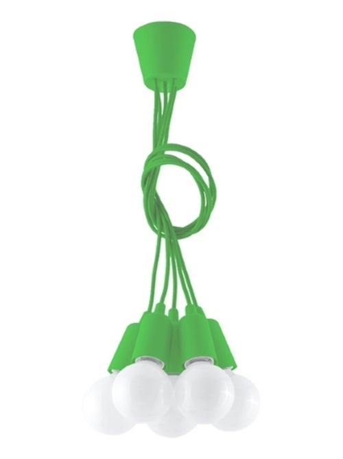 Suspension PVC Vert E27 5 Diego - Kiabi