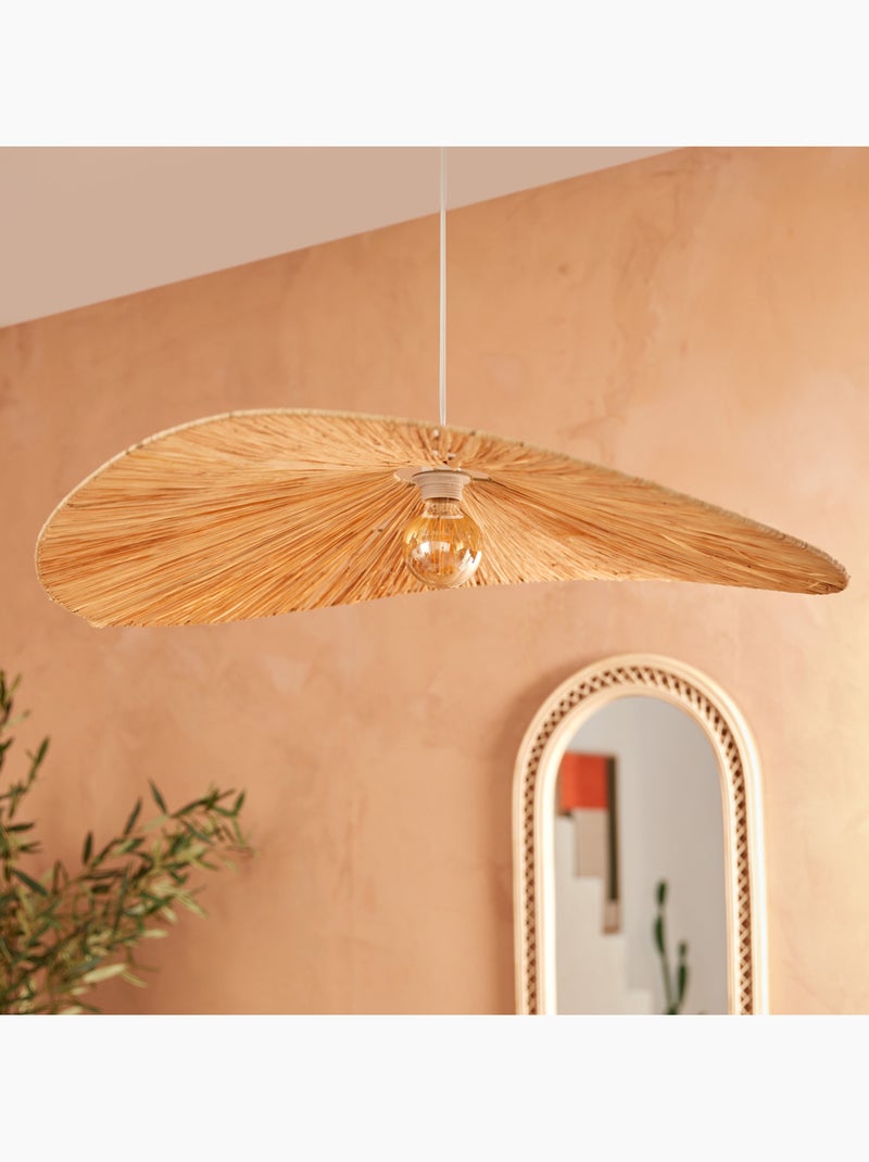 Suspension raphia naturel ORANE Beige - Kiabi
