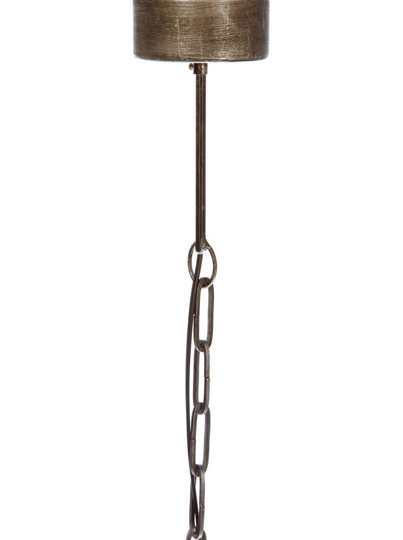 Suspension rétro en fer design industriel FACTORY Marron - Kiabi